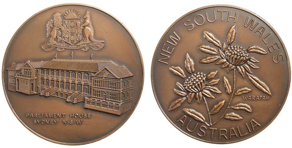 CoinArchives.com Search Results : uniface medal