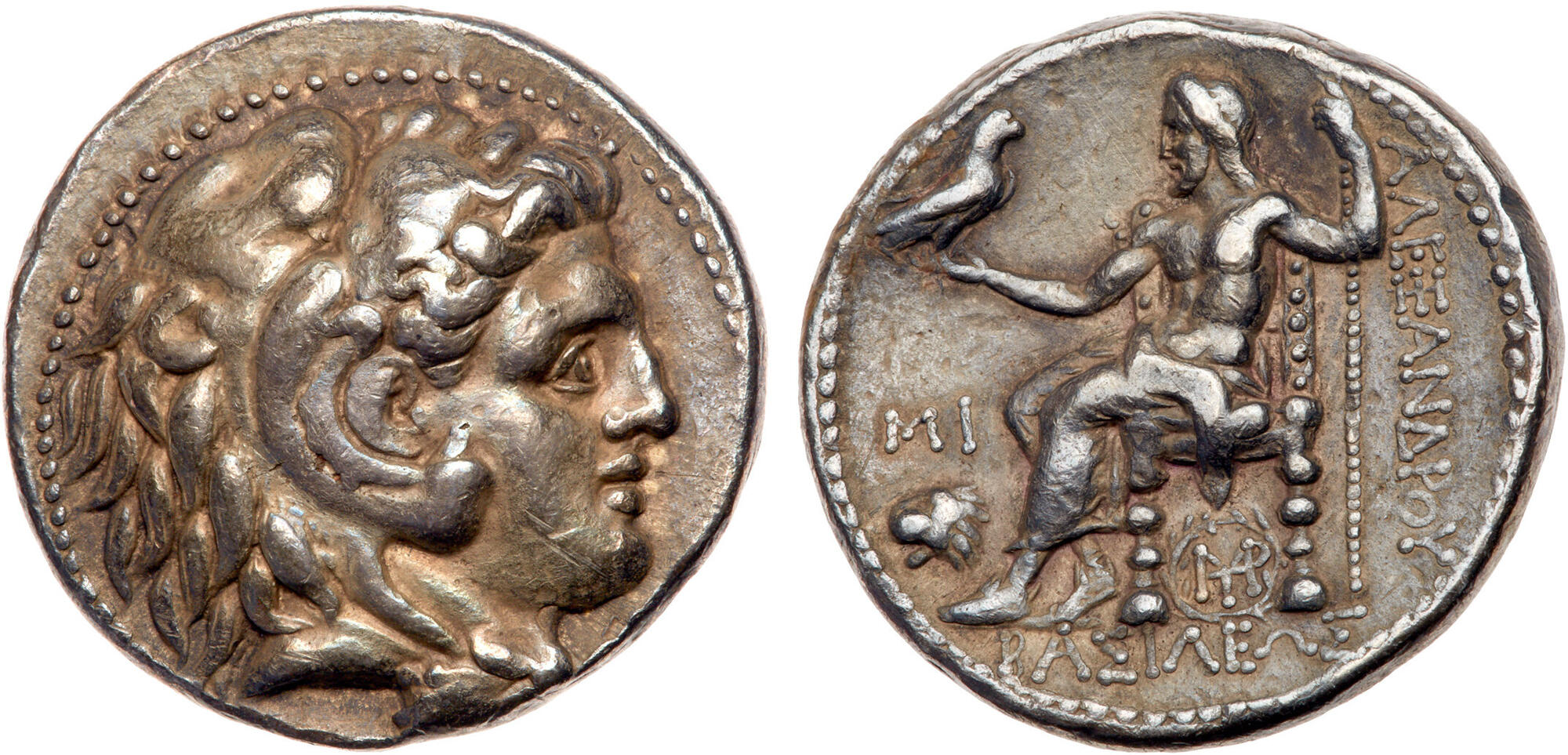 高知インター店】 アンティークコイン コイン 金貨 銀貨 送料無料 Alexander the Great III AR Tetradrachm  Coin 336-323 BC Nice XF Condition