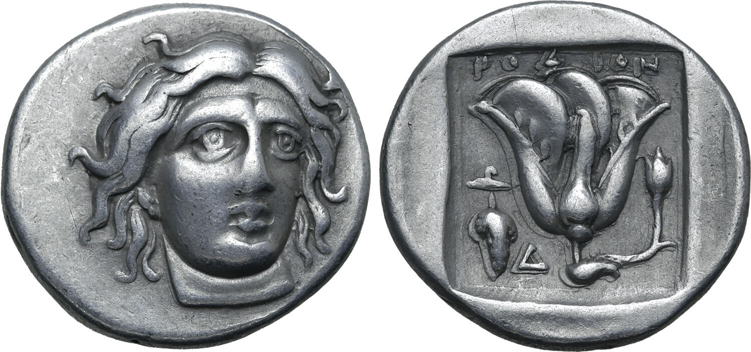 最大67%OFFクーポン アンティークコイン コイン 金貨 銀貨 送料無料 Caria Rhodes Greek AR Didrachm Coin  Rose Helios 305-275 BC Certified NGC VF