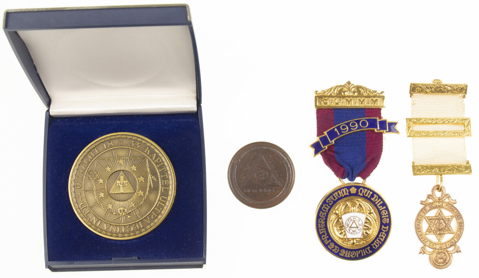 Freemasonry Masonic Order of the Knights Hospitaller Ninety Nine Plus Medal Coin 