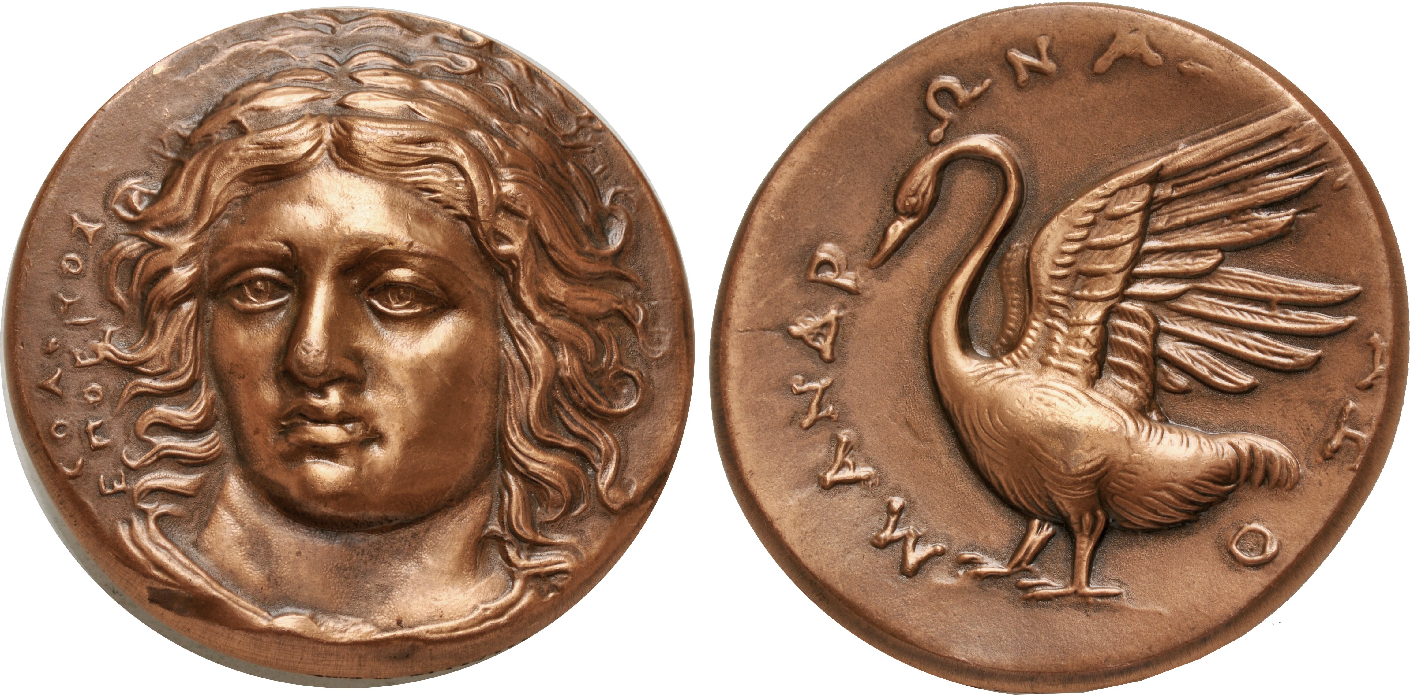 Yuan Shi-kai 1919 2019 China 39mm Gilt Copper Medal 
