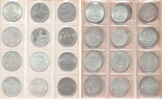 Commemorative Coins Canada 25 Cents Coins Set Of 87 Different Coins in Album. 