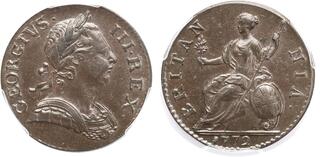 127x300mm QV Half Penny Wrapper Mint by Thomas De La Rue Buff Paper 1871 