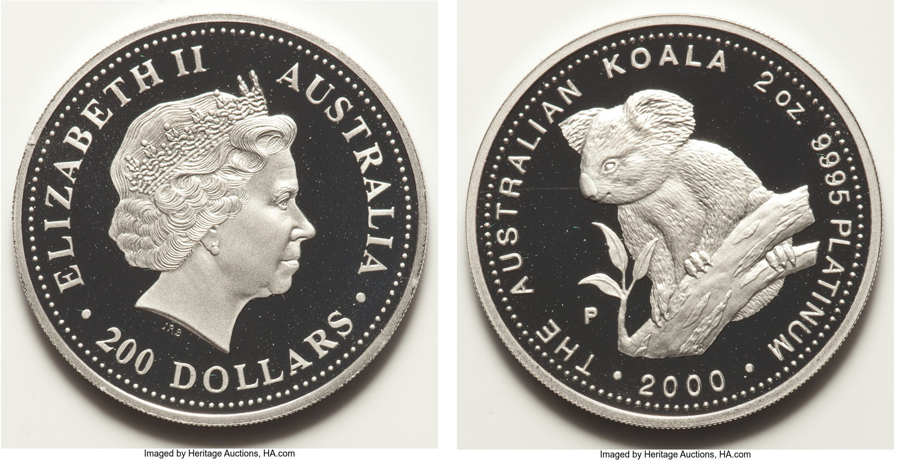 1986 United Kingdom Proof .925 Silver 2 Pounds Coin Encapsulated w// COA /& Box